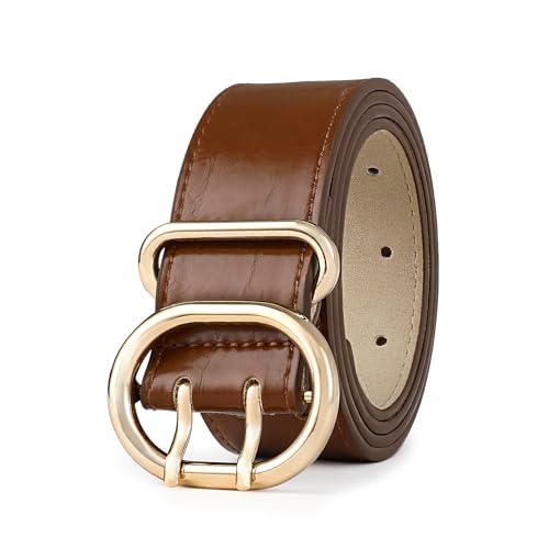 Wide Belts for Women Leather Wide Belts Fashion Thick Black Belt With Gold Buckle Belt for Dresses2