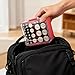 FULLCASE Battery Storage Organizer Box, Holder Container for 20 C D 9V Batteries, Plastic Home Batteries Variety Pack Protective Organization(Case Only) Red