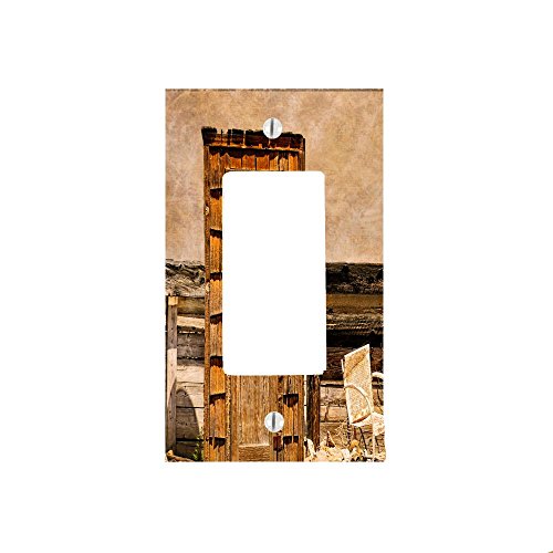 Personalizedprinting4u vintage outhouse 1 gang decorator dimmer w…