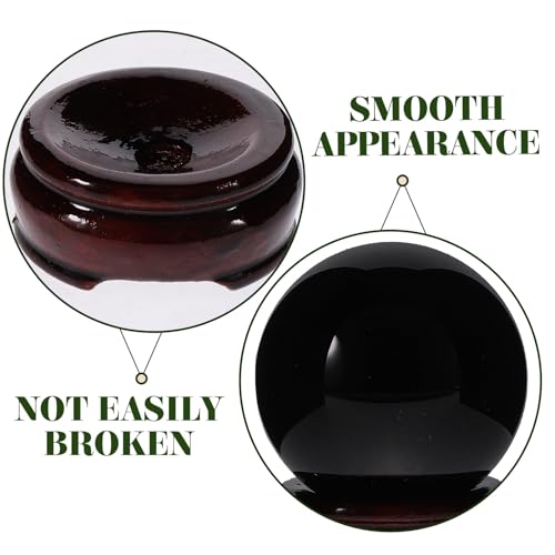 Sphère en Obsidienne Noire Véritable pour Décoration Table Chic - 4