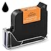 Kenpiko 72ml Black Fast Dry Ink Cartridge PK2599 for 1 Inch Print Height Handheld Inkjet Printer KP008, 1inch/25.4mm Solvent Quick-Drying Ink Cartridge Replacement - Black