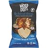 Baked Veggie Chips, Wicked Crisps - Sea Salt Hummus, Pea & Chickpea, Healthy Snack, Gluten-free, Low-fat, Non-GMO, Kosher, No Additives or Preservatives, 4oz bags, (6 pack)