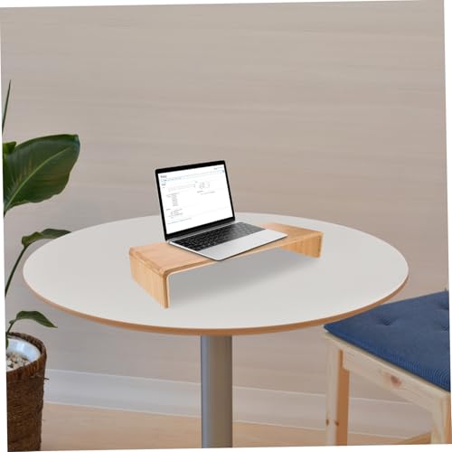Support Moniteur Bureau Bambou OUNONA Riser Élégant Écran - 8