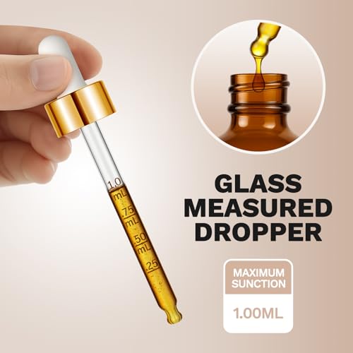 Bumobum 24 Pack 2 oz Glass Dropper Bottle, Amber Glass Eye Dropper Bottles Droppers for Liquid, Tincture Bottle with Labels and Funnel by Bumobum - Image 2