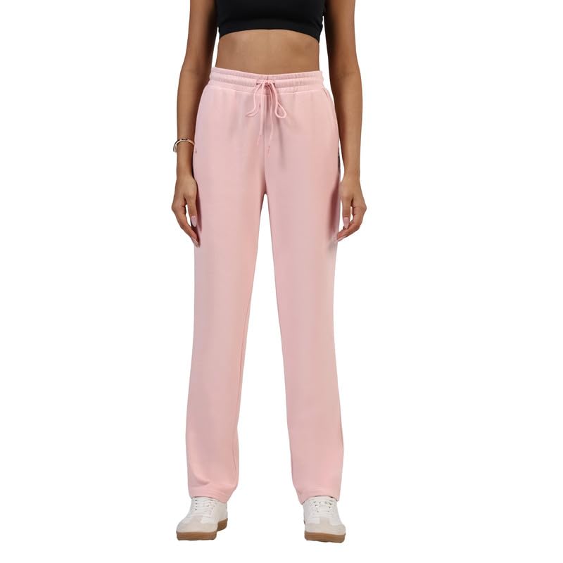 Pantalon droit BlissTerry avec cordon réglable et taille froncée | Coupe fuselée