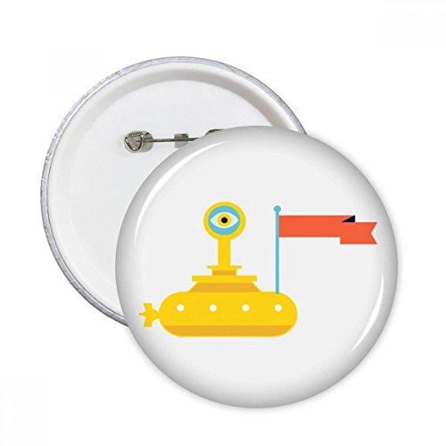 Badge Alien Spaceship et Univers Pin's Décoration Vêtement 5pcs L