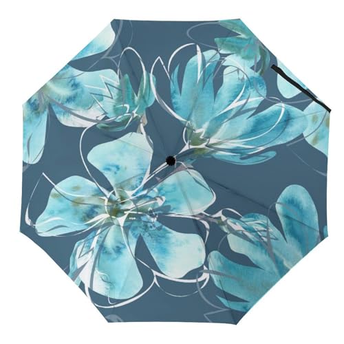 Parapluie compact pivoines roses automatique pour ne plus subir la pluie
