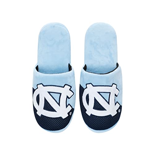 Image of FOCO Oklahoma Sooners NCAA Mens Team Logo Staycation Slippers