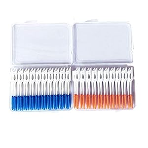 XLKJ 80 Stks Interdentale Borstel Tanden Zachte Tandheelkundige Picks Tandzijde Tandenstoker Reinigers Tand Cleaning Tool