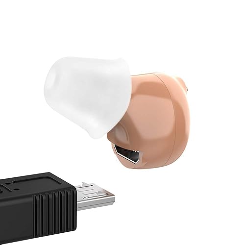 Mini amplificador de sonido recargable, amplificador auditivo con reducción de ruido digital para llevar portátil