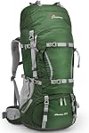 Mountaintop 75/70L/60L Cadre intérieur Sac à dos de randonnée pour le backpacking, randonnée, Camping avec couverture de pluie