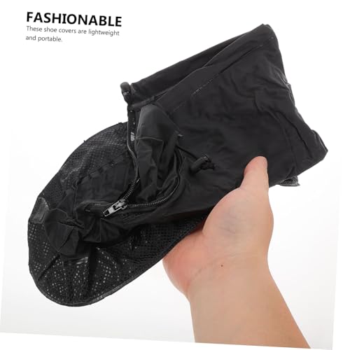 PartyKindom 1 par de cubrebotas XL impermeables antideslizantes con cremallera, ligeros y portátiles para uso al aire libre miniatura 3