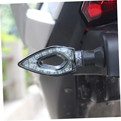 HOMSFOU 2 Peças De Luzes De Marcação Laterais Para Motocicleta Sinais De Mudança De Direção Luz De N