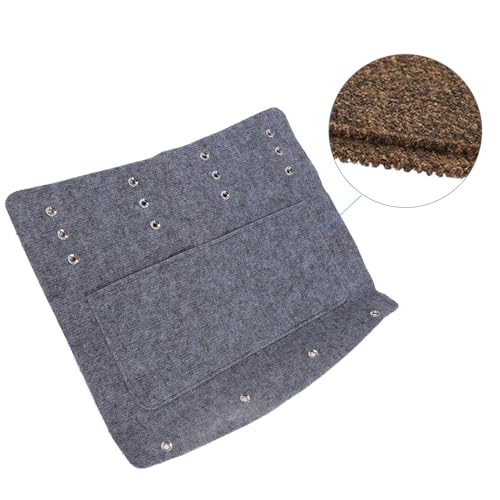 Alfcarpetas para escalones de RV Dilwe de fieltro gris para entrada 3
