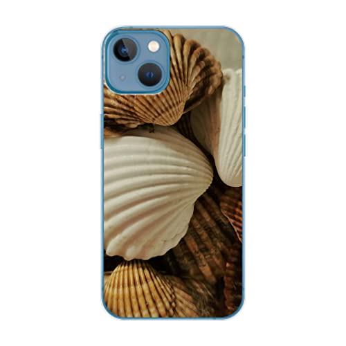 Coque compatible iPhone 14 motif coquillages pour vos vacances et sorties estivales