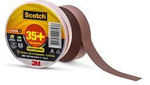 Fita Isolante 19mm x 20m Marrom - 3M
