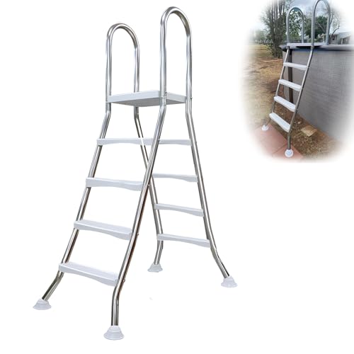 Escalera para Piscina Universal de Acero Inoxidable 304 miniatura 1