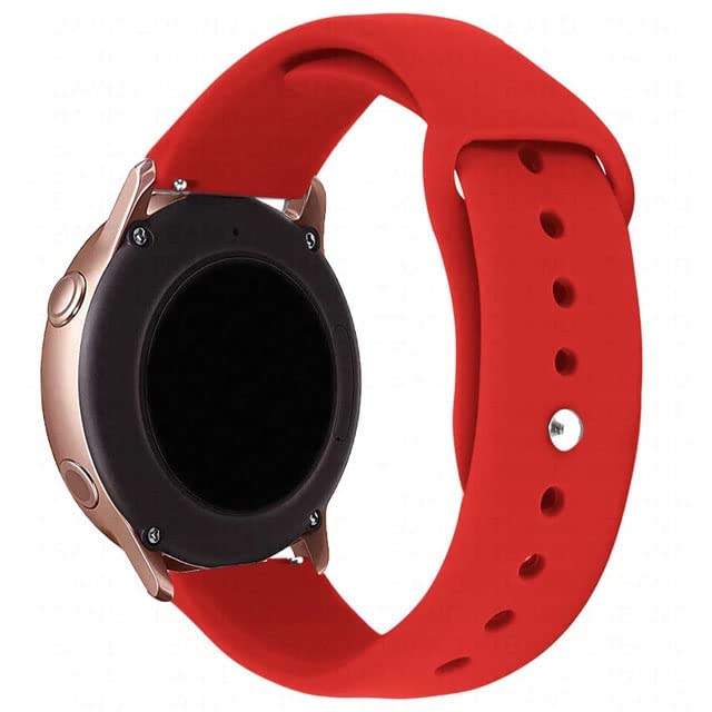 Image of AONES 22mm Silicone Belt Watch Strap Compatible for Noise Colorfit Caliber Go Smart Watch Band