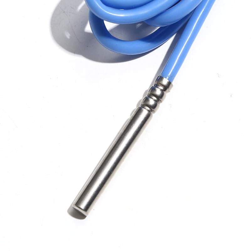Sensor de Temperatura PT100 Sonda 6mm Clase A/B/AA Cable Silicona PTFE 0,5-5M | Precisión clase AA/A/B, sonda duradera, cable estañado antiinterferencia, fácil integración industrial.