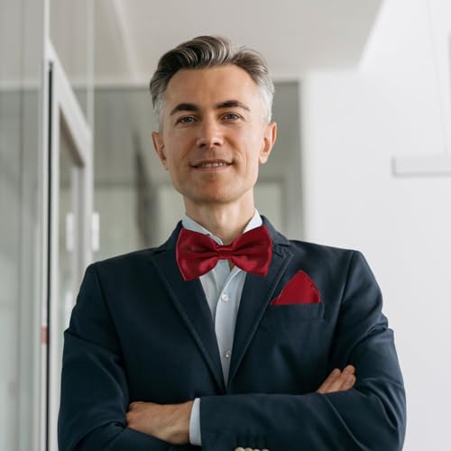 Set Formal Para Hombre: Fajín, Corbata de Moño y Pañuelo miniatura 4