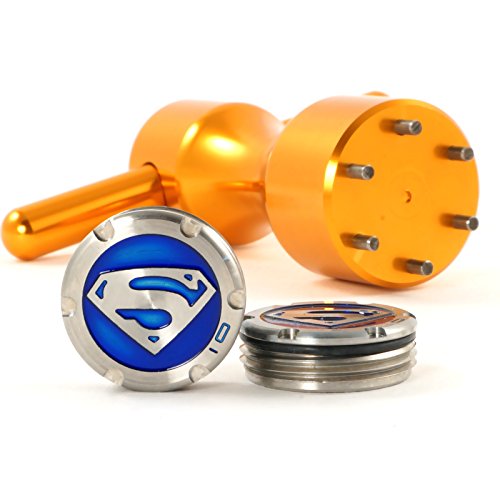 19th Hole Custom Shop 2 of 10g Blue Deluxe Tour Style Weights for Scotty Cameron Putters with Wrench Tool (Gold)