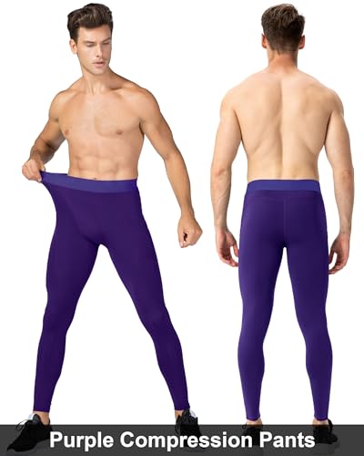 SPVISE Compression Pants Men Leggings for Sports Gym Cool Dry Athletic Tights Base Layer for Running Football Basketball Yoga2