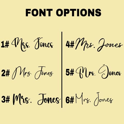 CXCC Mrs Bag Mrs. Last Name Est Year Tote Bag miniatura 3