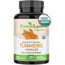 Turmeric Supplement Extra Strength 2265mg - Turmeric Curcumin Supplement w/BioPerine Black Pepper - Tumeric and Ginger Supplements, 95% Curcuminoids, Supports Immune & Joint Health, 120 Caps