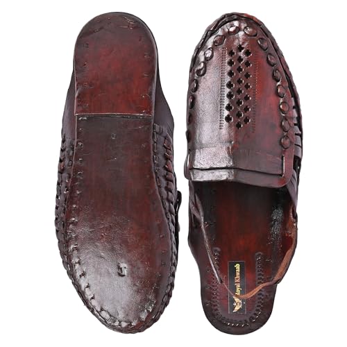 Image of Kolhapuri Chappal for Men|Kolhapuri Slippers for Men|Kolhapuri Shoes for Men|Leather Slippers for Men|Wedding Slippers for Men-B1