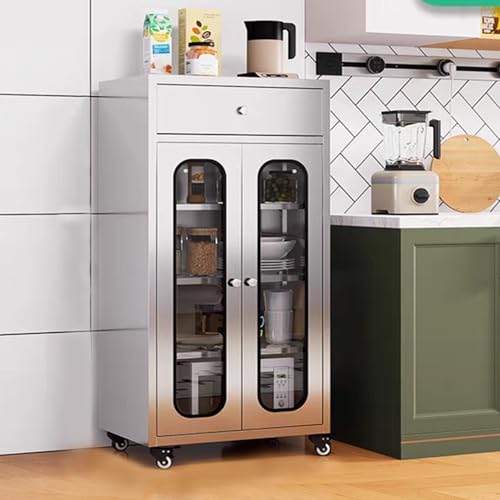 ZZV Rolling Stainless Steel Floor Cabinet