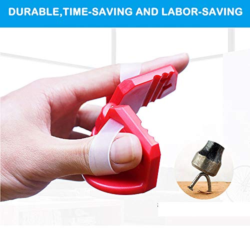 Upgrade Finger Protector for Hammering Nails,Nail Protector- Nail Holder Hand Tools (Pack of 2) - for Nails,Finish Nails,Small Screws, and Staples, Avoid Hitting The Fingers