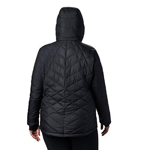 Image of Columbia Women's Omni-Heat Reflective Heavenly Hooded Hiking & Trekking Down Standard Length Jacket