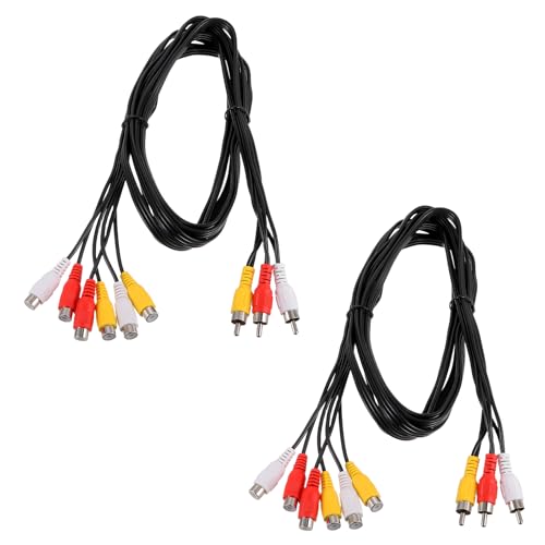 Solución para duplicar cables analógicos RCA de sonido y vídeo compuesto sin ruidos de fondo
