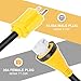 SCITOO 15AMP to 50AMP 1Feet RV Extension Cord,Heavy Duty 3,STW 10AWG/3C gauge wires RV Power Cord for RVs, Generators, Campers, ETL/CETL Listed