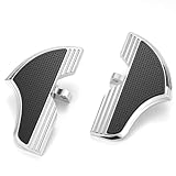 Avantage : les marchepieds en aluminium découpé à la machine CNC disposent d'un élégant coussinet en caoutchouc perforé encastré dans la surface, offrant de nombreuses options pour le repositionnement du pied pendant la conduite. Les marchepieds en aileron de requin de longueur étendue sont conçus pour maintenir une apparence longue et mince.