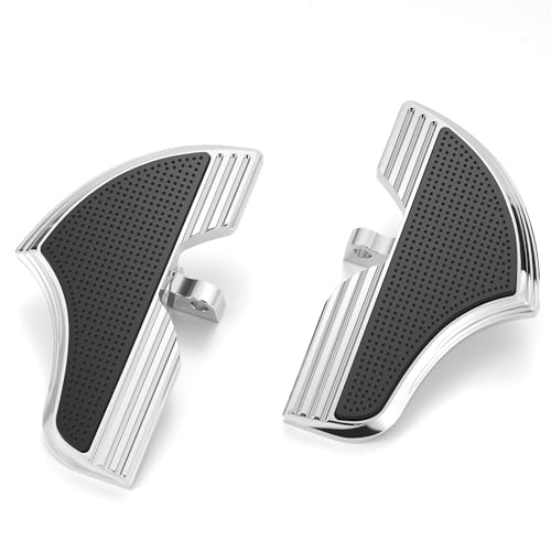 For Harley Davidson Floorboards Touring Street Road Glide Passenger Defiance Floorboards Motorcycle Footboards (Chromed, Passenger)