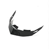 KYT TT Course TTC TT Motorcycle Helmet Rear Trim Spoiler Deflector Cover Decoration (Black)