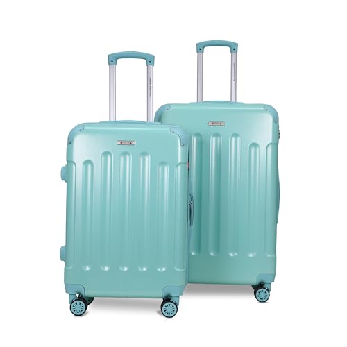 Image of AMERICAN TRAVELLER Rockstar Polycarbonate Trolley Bag | Set of 2 | Lightweight Durable Hard Shell | TSA Type Lock | Anti-Theft Zip | 360 Disc Spinner Wheels | Telescopic Handle.