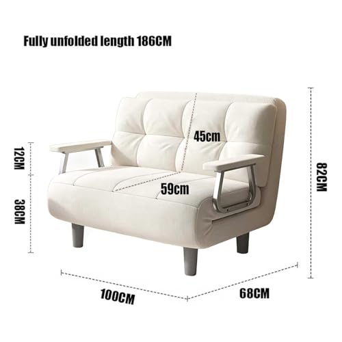 Sofá cama plegable convertible para optimizar espacio en tu habitación de invitados 3
