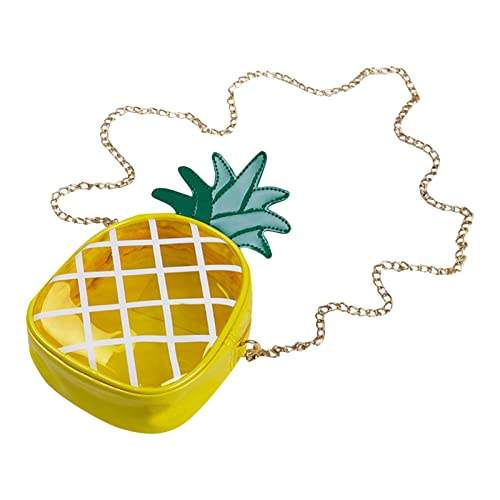 Bolsos de piña para mujer, bonitos bolsos de piña para niñas, bolsos de moda para mujer, bolsos grandes para mujer, amarillo, Talla única