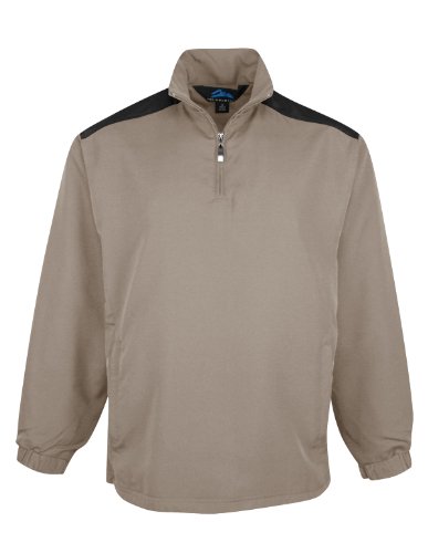 Image of AFC Men's Windproof Water Resistant WindShirt 1 /4 Zip Long Sleeve Shirt Jacket