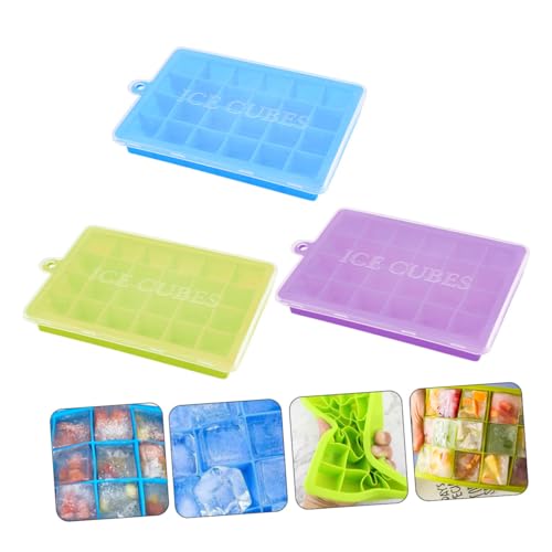 Molde para cubitos de hielo de silicona 3 piezas miniatura 6