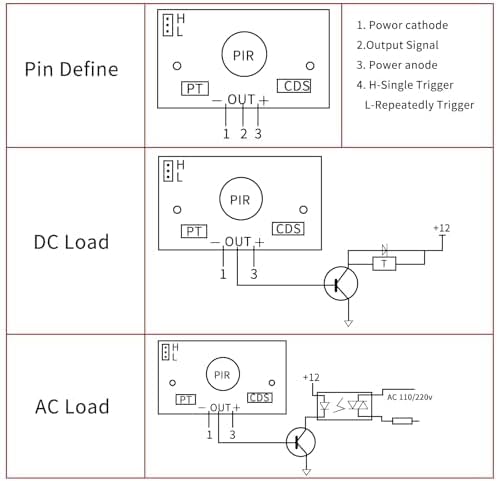 5Pcs HC-SR501 PIR Sensor Infrared Sensor Body Motion Sensor Module Pyroelectric Probe Induction Switch Electronic