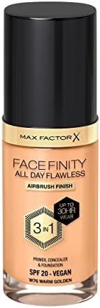 Max Factor Facefinity 3-In-1 All Day Flawless Foundation SPF 20 C50 Natural Rose, 30ml