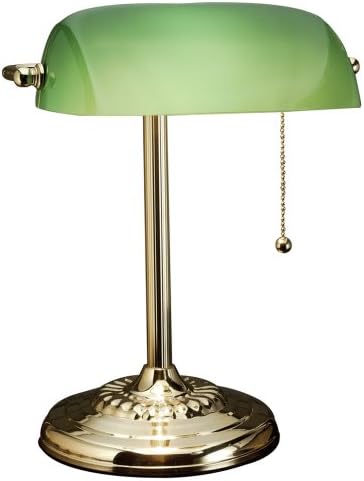Holmes Brass Banker's Lamp