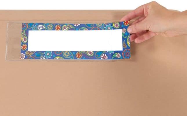 Amazon.com: Really Good Stuff Name Plate Self-Adhesive Vinyl ...