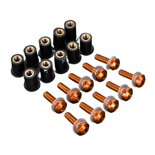 Juego Tornillos Motocicleta Compatible Con Para Z1000 Para Z125 Para Z300 Kit De Combinación De Tornillos De Parabrisas, Tuercas De Goma Y Pernos De Carenado Para Motocicleta