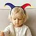 Vaguelly Halloween Clown Headband Clown Theme Hair Accessory for Parties Stage and Festivals Fun and Playful Headdress for All Ages