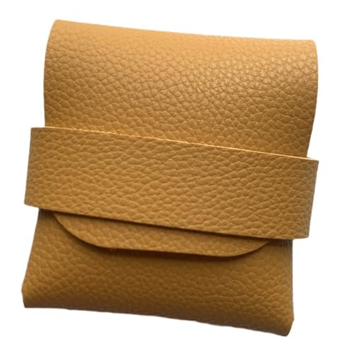 Funda para preservativos de cuero, funda de transporte para preservativos - Funda de piel sintética pequeña - Bolsillo discreto/bolso de mano/funda de transporte para guardar y proteger de forma