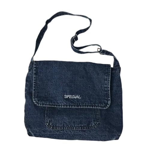 PACKOVE Vintage Denim Umhängetasche Für Damen 12.2X9.4X2 Zoll...
